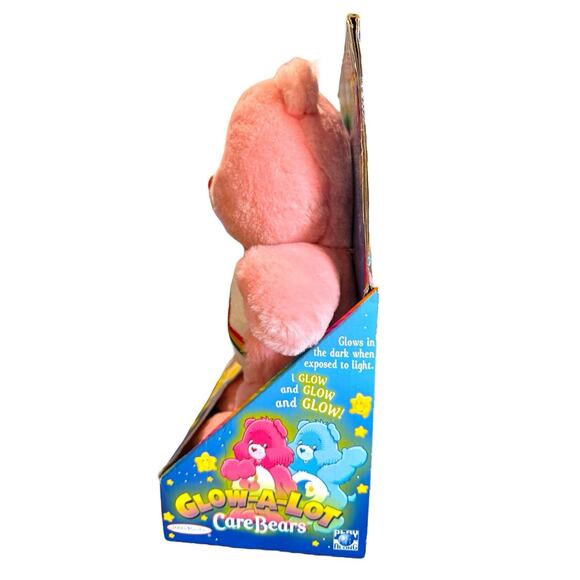 2005 Care Bears 12” Plush Glow-A-Lot Cheer Bear in Original Box New in Box - Picture 5 of 12